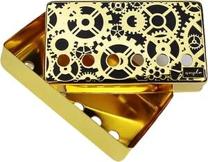 Guyker Humbucker Tonabnehmer Abdeckung (50 mm/52 mm Mastabstand) - Kupfernickel Brücke und - Bild 1 von 12