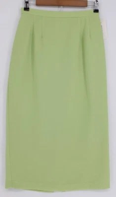 Falda Larga PLAZA SOUTH PETITE Para Mujer Talla 6P Cintura Elástica 28" Botón Cremallera Abertura Foto 1 de 4