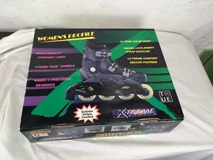 Vintage Xtreme Limits Women Size 8 Inline Skates ABEC-1  W/Box - Picture 1 of 11