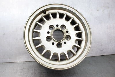 82-88 BMW E28 15" 528E 14X6 RODA DE LIGA LEVE ORIGINAL DE FÁBRICA ARO E TAMPA LM72 - Imagem 1 de 4