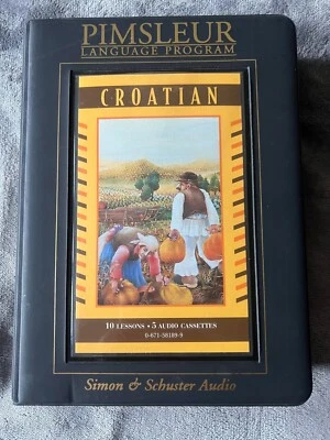 Pimsleur Croatian Cassette Tapes: Language Program Learn to Speak 10 Lessons - Image 1 of 4