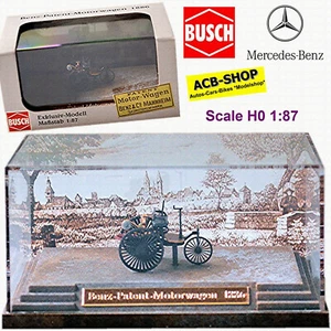 Benz Patente Vehículo 1886 Negro 1:87 Busch 40001 - Imagen 1 de 10