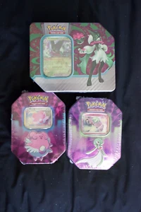 Pokemon TCG 2018 Strong Bonds Gardevoir, Blissey, Meowscarada Tin - Bild 1 von 7