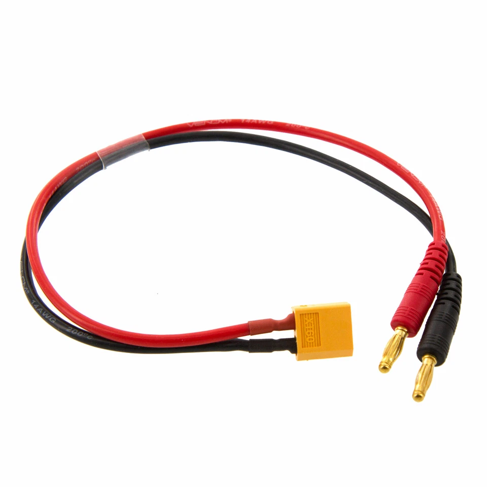 Venom XT60 Male Battery to Battery Charger Adapter Plug - 14AWG - Image 1 of 1