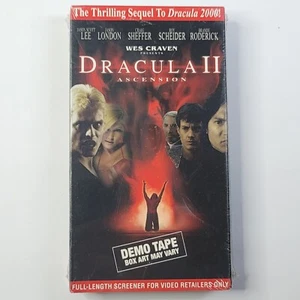 VHS Dracula 2 Ascension DEMO sealed Wes Craven Rare Horror - Picture 1 of 3