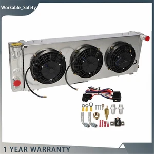3 Row Radiator Shroud Fan For Jeep Cherokee XJ/Comanche 2.5L 4.0L 1984-2001 - Picture 1 of 12