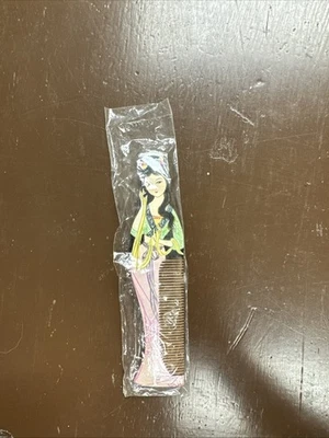 BC101-104 Handmade Natural Wooden Hair Comb Decoration Comb Fine Tooth Comb - Image 1 of 2