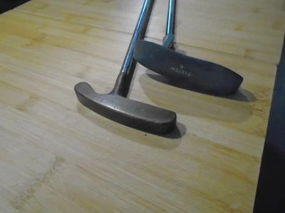 PRE~LOVED 2 PUTTERS ~1ACUSKNET/1SYSTEM 6 ~OLD STK ~  TOE BALANCED ~ 35" LONG - Image 1 of 4
