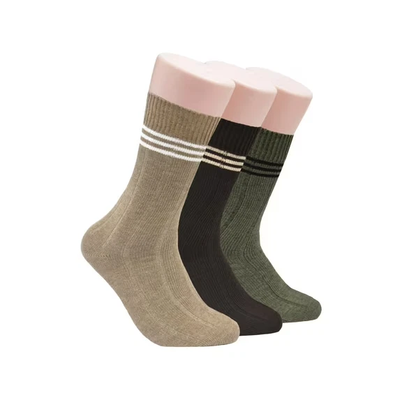 Paquete de 3 pares de calcetines informales Clarks a rayas para hombre nuevos con etiquetas Foto 1 de 1