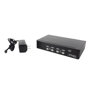 StarTech Commutateur KVM USB Professionnel 4 Ports SV431USB avec Adaptateur TESTÉ - Photo 1/9