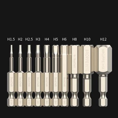 1/4" Shank Hex Magnetic Screwdriver Drive Drill Bits 50 75 100 150 200mm Length - Image 1 of 4