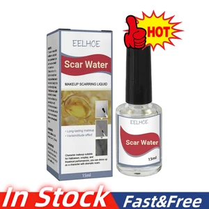 Halloween Liquid Kollodium Makeup Narbenflüssigkeit 15ml Realistisch - Narbenflüssigkeit Neu - Bild 1 von 11