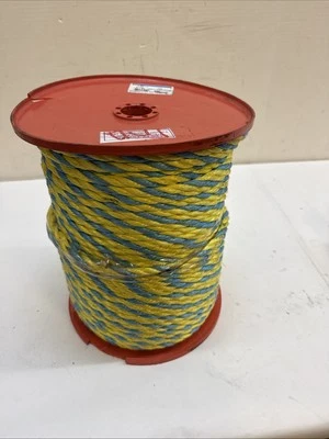Ideal 1/2 英寸 x 600 英尺拉伸强度 3780 磅 Pro-Pull 聚丙烯绳,31-850 — 第 1/3 张图片