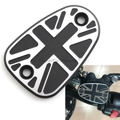 Aluminum Front Brake Cylinder Reservoir Cover Cap For Triumph T100 T120 Bobber — 第 1/4 张图片