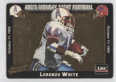 1993 Action Packed Monday Night Football Lorenzo White #22 - Image 1 of 2