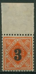 Württemberg Dienstmarken 1923 mit Aufdruck, mit Oberrand 184 OR postfrisch - Picture 1 of 1