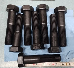 1-1/4" - 7   X 5-1/2"   Hex Head Cap Screw   Grade 5   Plain Finish  (Qty 8) - Picture 1 of 1