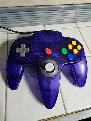 Nintendo 64 N64 Funtastic Purple Controller Authentic OEM - Image 1 of 4
