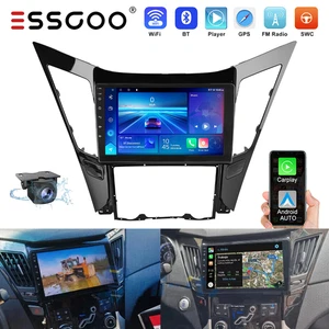 For 2011-2015 Hyundai Sonata 9" Car Stereo with CarPlay GPS Backup Camera 2+32G - Picture 1 of 12