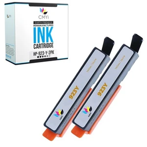 2 Stück CMYi Kompatibel Gelb 923 Tintenpatronen für HP OfficeJet Pro 8135e, 8138e - Bild 1 von 7