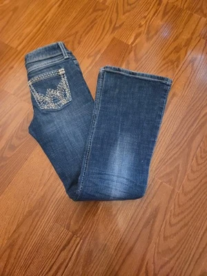 Niñas Wrangler Talla 10 Slim Vaquero Western Bootcut  Foto 1 de 4