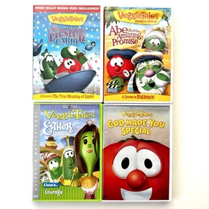 VeggieTales: Easter Carol, Abraham Promise, Esther, God Made You Special - Foto 1 di 14