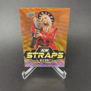2024 Upper Deck Allure AEW correas rebanada naranja #S-3 Julia Hart - Imagen 1 de 2