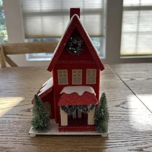 BRANDNEUE WONDERSHOP 8,5"" BATTERIEBETRIEBENE BELEUCHTETE HAUS DEKORFIGUR  - Bild 1 von 8