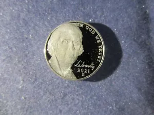 2021-S ONE Jefferson Nickel Deep Cameo Mirror Proof - Upper Grading Ranges - Picture 1 of 3
