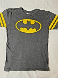 Langarmshirt für Kinder Batman Größe S12 mit ikonischem Batman-Logo schwarz grau - Bild 1 von 11