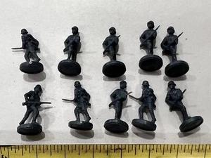 Axis & Allies D-day Board Game By Larry Harris 10 Blue  Infantry Piece Parts - Picture 1 of 2