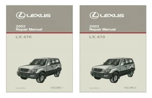2002 Lexus LX 470 Shop Service Repair Manual Complete Set - Picture 1 of 1
