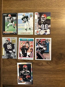 1992 nfl pro set pinnacle Patrick Rowe Cleveland browns  - Picture 1 of 2