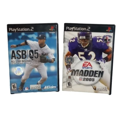 Madden NFL 2005 Fútbol y ASB/05 Béisbol (Sony PlayStation 2, 2004) PS2 Deportes Foto 1 de 4