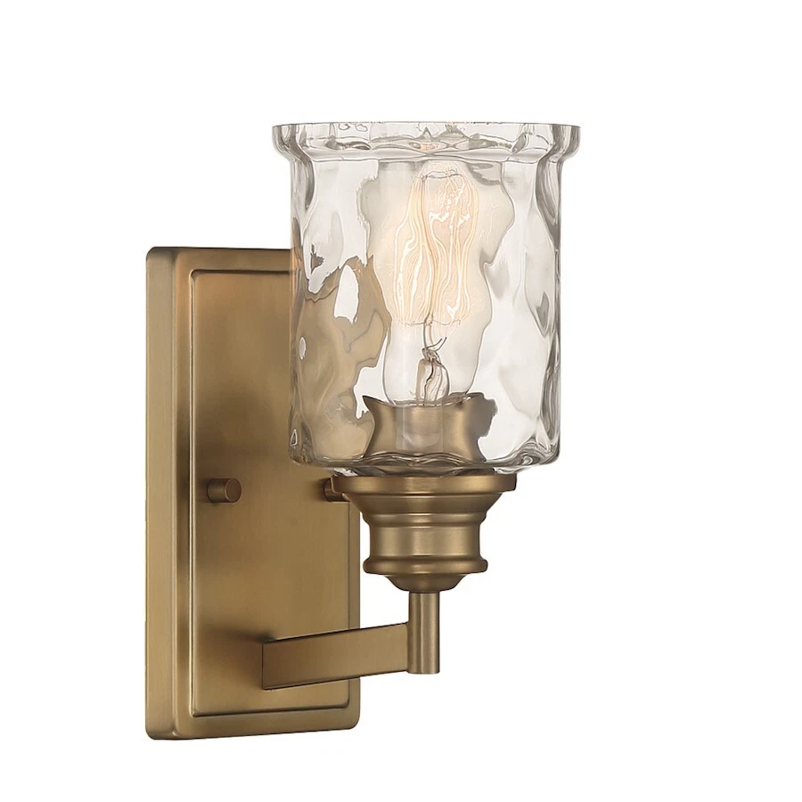 Designers Fountain Drake 1 Light Wall Sconce, Brushed Gold - 96301-BG — 第 1/1 张图片