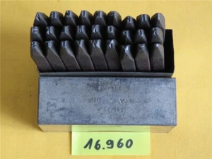 Zerbst DDR Schlagbuchstaben 3 mm A-Z . Einschlagbuchstaben Schlagstempel Punze - Bild 1 von 4