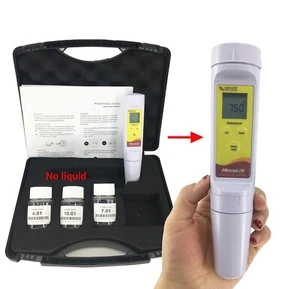 Medidor de pH Económico Probador de pH de Bolsillo 0.00 a 14.00 pH Impermeable para Carne Queso - Imagen 1 de 11