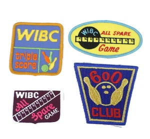 4 WIBC Achievement Patches ~ 600 Schläger; Triple Score; alle Ersatz (2 verschiedene - Bild 1 von 8