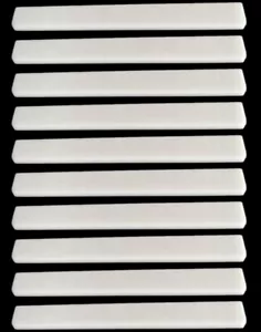 10x BONE Saddle Classical Guitar Nut Bridge Luthier 3 5/32"x1/8"x3/8" (80x3x9mm) - Picture 1 of 5