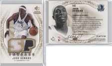 2008-09 SP Rookie Threads SP Threads Jersey/Patch Josh Howard #T-JH Patch