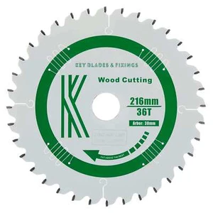 Lama per sega circolare 216 mm x 30 mm x 2,4 mm 36 T ATB (Neg Rake) Festool KS60 - 2501 - Foto 1 di 4