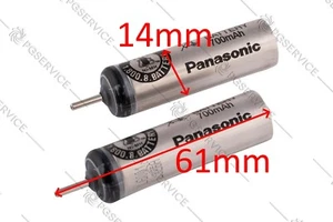 2x Baterías Panasonic 700mAh 61mm Navaja ER-CA35 ES-7109 ES-RL21 ES-RT51 ES-RT81 - Imagen 1 de 2
