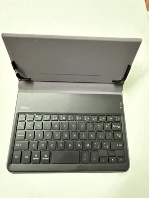 Belkin Portable Case w/ Keyboard. For Ipad Mini. Bluetooth. Rechargeable.Purple - Image 1 of 4