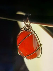 Pendente ambra rossa - Foto 1 di 5