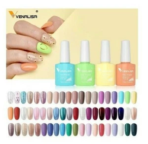 VENALISA Professional UV/LED Soak Off Nail Gel Polish Colour -7.5ml UK NEW STOCK - Picture 1 of 86