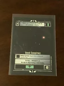 Star Trek CCG Alternate Universe Quash Conspiracy - Picture 1 of 2