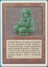 Jade Statue Unlimited NM Artifact Uncommon MAGIC MTG CARD (ID# 247278) ABUGames