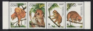 Golden Potto Strip of 4v Congo 1997 MNH MI#1504-1507 Sc#1134 a-d - Picture 1 of 1