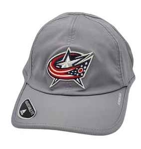Columbus Blue Jackets Adidas Aeroready Relaxed-Fit Strapback Hat Cap NEW NWT - Picture 1 of 7