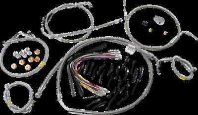 Burly 13in SS Bagger Bar Control Kit w Cruise Electra Glide Classic 00-06 - Image 1 of 4